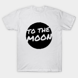 To The Moon Artwork 1 (Light) T-Shirt